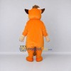Custom Orange and Cream Cat Character Mascot Costume Adult Full Body Suit for School Events