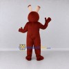 Custom Burgundy and Cream Rabbit Mascot Costume Adult Full Body Suit for Easter Events