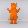 Custom Orange and White Teddy Bear Character Mascot Costume Adult Full Body Suit for Community Events Custom Orange and White Teddy Bear Character Mascot Costume Adult Full Body Suit for Community Events