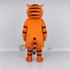 Custom Orange and Black Tiger with a Star Belly Mascot Costume Adult Full Body Suit for School Events Custom Orange and Black Tiger with a Star Belly Mascot Costume Adult Full Body Suit for School Events