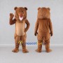 Custom Brown and Tan Lion Mascot Costume Adult Full Body Suit for Sports Events
