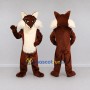 Custom Dark Brown and White Fox Character Mascot Costume Adult Full Body Suit for Wildlife Events