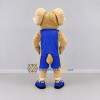 Custom Tan and Blue Ram in Sportswear Mascot Costume Adult Full Body Suit for Sports Events Custom Tan and Blue Ram in Sportswear Mascot Costume Adult Full Body Suit for Sports Events
