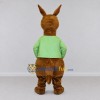 Custom Brown and Green Kangaroo in Sunglasses Mascot Costume Adult Full Body Suit for Outdoor Events Custom Brown and Green Kangaroo in Sunglasses Mascot Costume Adult Full Body Suit for Outdoor Events