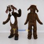 Custom Brown and White Goat Mascot Costume Adult Full Body Suit for Farm Events