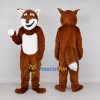 Custom Brown and White Fox Mascot Costume Adult Full Body Suit for Wildlife Events Custom Brown and White Fox Mascot Costume Adult Full Body Suit for Wildlife Events