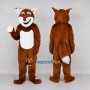 Custom Brown and White Fox Mascot Costume Adult Full Body Suit for Wildlife Events
