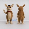 Custom Tan and Cream Kangaroo with a Bow Tie Mascot Costume Adult Full Body Suit for School Events Custom Tan and Cream Kangaroo with a Bow Tie Mascot Costume Adult Full Body Suit for School Events