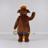Custom Brown and Orange Mammoth Mascot Costume Adult Full Body Suit for Wildlife Events Custom Brown and Orange Mammoth Mascot Costume Adult Full Body Suit for Wildlife Events