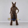 Custom Brown and White Wolf Mascot Costume Adult Full Body Suit for Sports Events