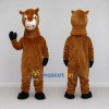 Custom Brown and White Horse Mascot Costume Adult Full Body Suit for Farm Events Custom Brown and White Horse Mascot Costume Adult Full Body Suit for Farm Events