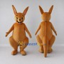 Custom Orange and Tan Kangaroo Mascot Costume Adult Full Body Suit for Wildlife Events