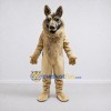Custom Tan and Black German Shepherd Dog Mascot Costume Adult Full Body Suit for Sports Events