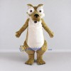 Custom Tan and Cream Saber-Toothed Squirrel Character Mascot Costume Adult Full Body Suit for Theme Parties Custom Tan and Cream Saber-Toothed Squirrel Character Mascot Costume Adult Full Body Suit for Theme Parties