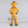Custom Golden Brown and White Goat Mascot Costume Adult Full Body Suit for Farm Events