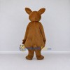 Custom Brown and White Kangaroo Character Mascot Costume Adult Full Body Suit for Wildlife Events