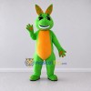 Custom Green and Orange Rabbit Mascot Costume Adult Full Body Suit for Easter Events Custom Green and Orange Rabbit Mascot Costume Adult Full Body Suit for Easter Events