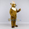 Custom Brown and Cream Deer Mascot Costume Adult Full Body Suit for Wildlife Events
