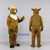 Custom Brown and Cream Deer Mascot Costume Adult Full Body Suit for Wildlife Events