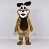 Custom Brown and Black Dog with a Collar Mascot Costume Adult Full Body Suit for Community Events Custom Brown and Black Dog with a Collar Mascot Costume Adult Full Body Suit for Community Events