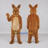Custom Brown and Tan Kangaroo Mascot Costume Adult Full Body Suit for Wildlife Events Custom Brown and Tan Kangaroo Mascot Costume Adult Full Body Suit for Wildlife Events