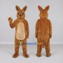 Custom Brown and Tan Kangaroo Mascot Costume Adult Full Body Suit for Wildlife Events
