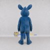 Custom Blue and Light Blue Rabbit Character Mascot Costume Adult Full Body Suit for School Events Custom Blue and Light Blue Rabbit Character Mascot Costume Adult Full Body Suit for School Events