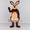 Custom Dark Brown and Tan Kangaroo Mascot Costume Adult Full Body Suit for Wildlife Events