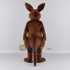 Custom Dark Brown and Tan Kangaroo Mascot Costume Adult Full Body Suit for Wildlife Events