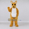 Custom Golden Tan and White Kangaroo Mascot Costume Adult Full Body Suit for Wildlife Events