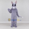 Custom Gray Donkey Mascot Costume Adult Full Body Suit for Farm Events Custom Gray Donkey Mascot Costume Adult Full Body Suit for Farm Events