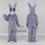 Custom Gray Donkey Mascot Costume Adult Full Body Suit for Farm Events