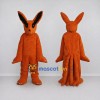 Custom Orange and Black Multi-Tailed Fantasy Fox Mascot Costume Adult Full Body Suit for Theme Parties Custom Orange and Black Multi-Tailed Fantasy Fox Mascot Costume Adult Full Body Suit for Theme Parties