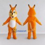Custom Orange and White Squirrel Mascot Costume Adult Full Body Suit for Wildlife Events