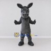 Custom Dark Gray Rhinoceros Character Mascot Costume Adult Full Body Suit for Wildlife Events