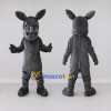 Custom Dark Gray Rhinoceros Character Mascot Costume Adult Full Body Suit for Wildlife Events