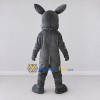 Custom Dark Gray Rhinoceros Character Mascot Costume Adult Full Body Suit for Wildlife Events