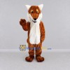 Custom Brown and White Fox Mascot Costume Adult Full Body Suit for Wildlife Events Custom Brown and White Fox Mascot Costume Adult Full Body Suit for Wildlife Events