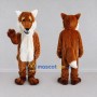 Custom Brown and White Fox Mascot Costume Adult Full Body Suit for Wildlife Events