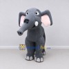 Custom Gray and Pink Four-Legged Elephant Mascot Costume Adult Full Body Suit for Wildlife Events Custom Gray and Pink Four-Legged Elephant Mascot Costume Adult Full Body Suit for Wildlife Events
