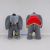 Custom Gray and Red Elephant with a Saddle Blanket Mascot Costume Adult Full Body Suit for Theme Parties Custom Gray and Red Elephant with a Saddle Blanket Mascot Costume Adult Full Body Suit for Theme Parties