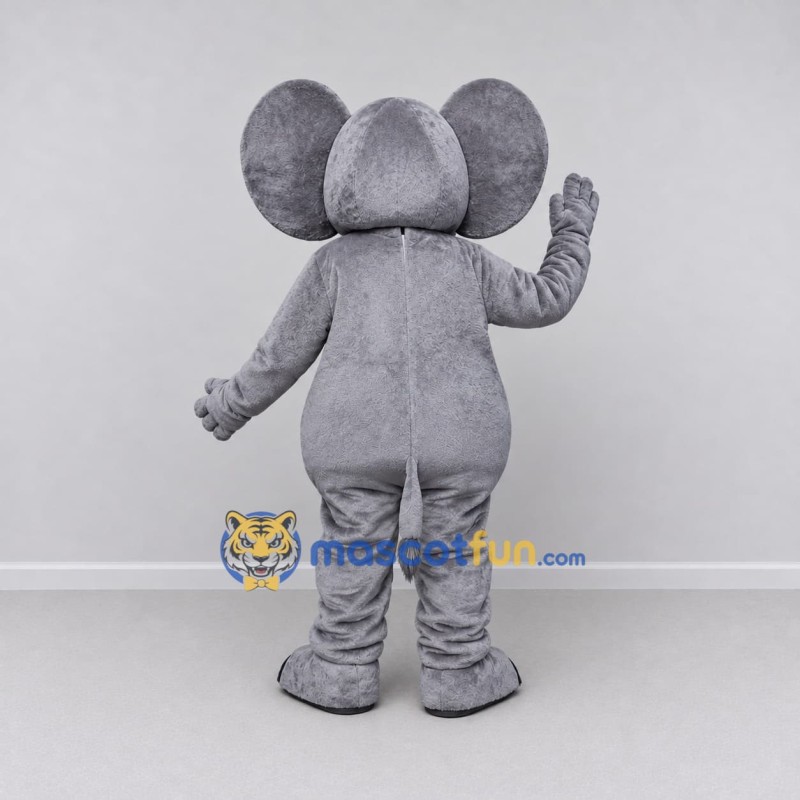 Custom Gray and Pink Elephant Mascot Costume Adult Full Body Suit for Wildlife Events Custom Gray and Pink Elephant Mascot Costume Adult Full Body Suit for Wildlife Events