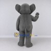 Custom Gray and Pink Elephant with a Pink Belly Mascot Costume Adult Full Body Suit for School Events Custom Gray and Pink Elephant with a Pink Belly Mascot Costume Adult Full Body Suit for School Events