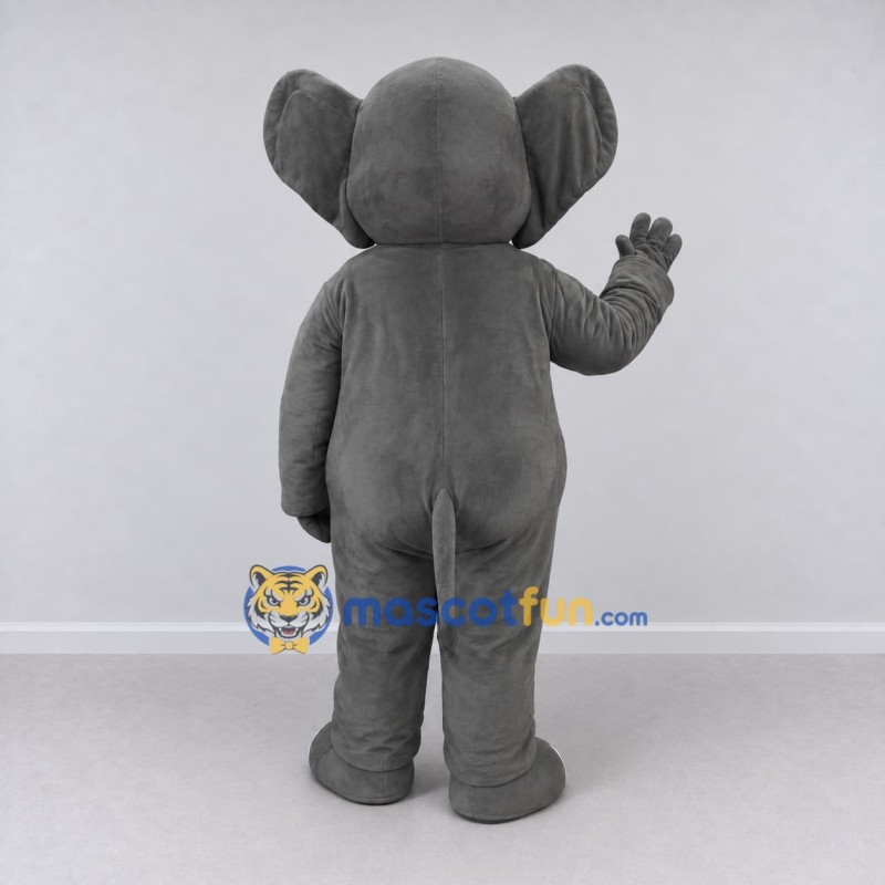 Custom Gray and Pink Elephant with a Pink Belly Mascot Costume Adult Full Body Suit for School Events Custom Gray and Pink Elephant with a Pink Belly Mascot Costume Adult Full Body Suit for School Events