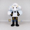 Custom White and Black Thundercloud Mascot Costume Adult Full Body Suit for School Events Custom White and Black Thundercloud Mascot Costume Adult Full Body Suit for School Events