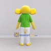 Custom Yellow and Green Elephant in a Shirt and Pants Mascot Costume Adult Full Body Suit for School Events Custom Yellow and Green Elephant in a Shirt and Pants Mascot Costume Adult Full Body Suit for School Events