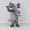 Custom Gray Elephant Mascot Costume Adult Full Body Suit for Wildlife Events Custom Gray Elephant Mascot Costume Adult Full Body Suit for Wildlife Events