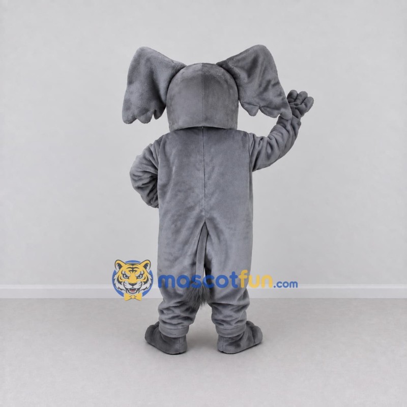 Custom Gray Elephant Mascot Costume Adult Full Body Suit for Wildlife Events Custom Gray Elephant Mascot Costume Adult Full Body Suit for Wildlife Events