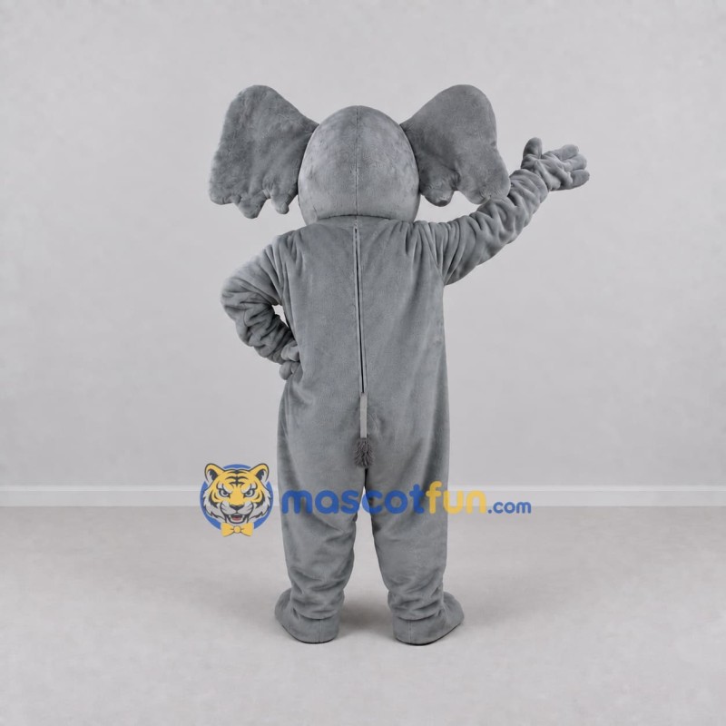 Custom Gray and Pink Elephant Mascot Costume Adult Full Body Suit for Wildlife Events Custom Gray and Pink Elephant Mascot Costume Adult Full Body Suit for Wildlife Events