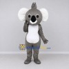 Custom Gray and White Koala Mascot Costume Adult Full Body Suit for Wildlife Events